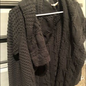 Women’s Woven Grey Sweater
